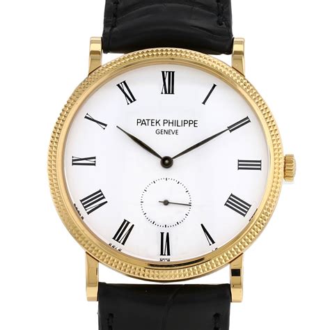 patek philippe 18k gold calatrava clous de paris watch|Patek Philippe Calatrava Ref. 3468 Men's watch / 33mm / 18k..